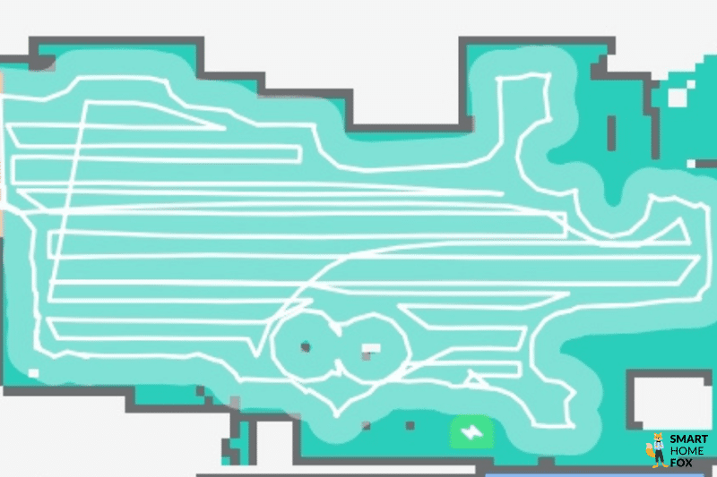 Der Roborock S7 MaxV Ultra wischt den Boden im “Normal-Modus”